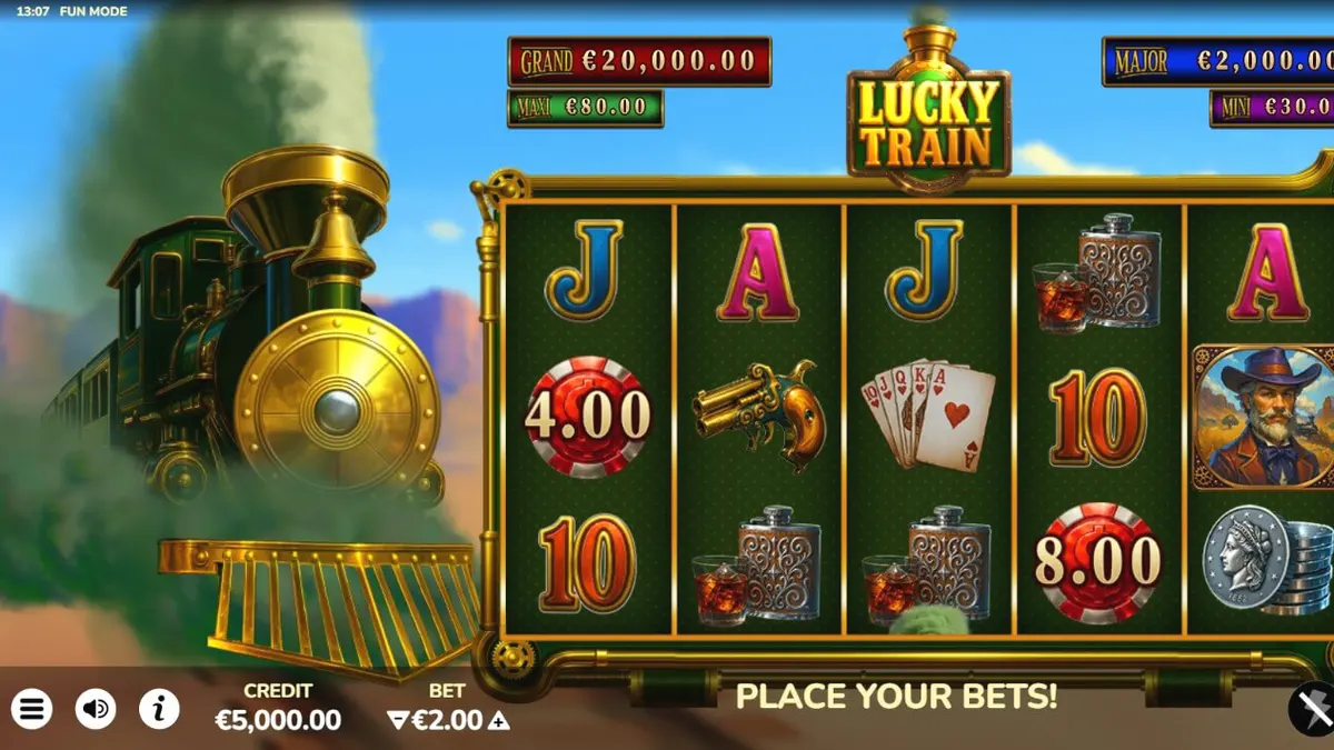 Lucky Train Slot Steampunk Wild West